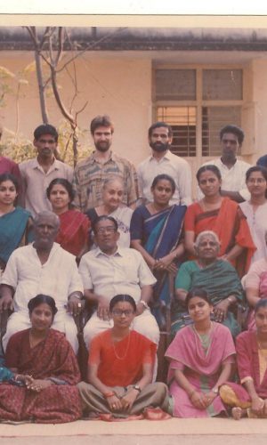 3.With Guru Bagavathulu Seetharama Sharma for nattuvangam