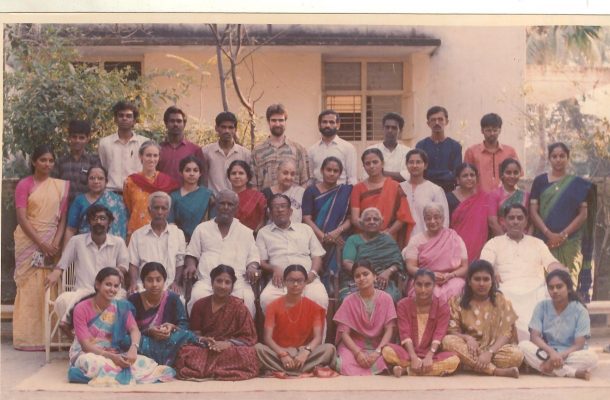 3.With Guru Bagavathulu Seetharama Sharma for nattuvangam 3.With Guru Bagavathulu Seetharama Sharma for nattuvangam