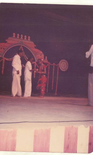Dr. N. Nagaswamy Well known archealogist at Chidambaram Natyanjali