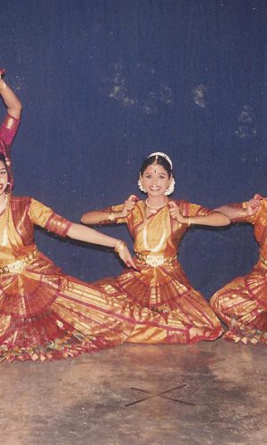 Young dancers of Nivedanam during a performance