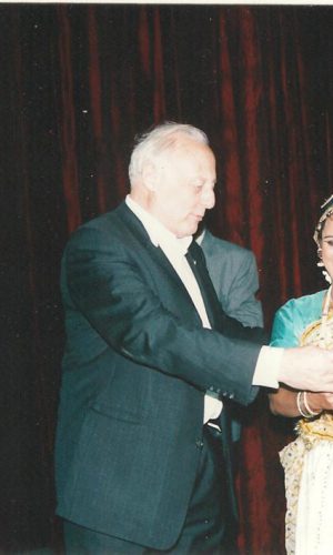 prof. Dr. Neunzert Of Germany Giving a memento Niveditha